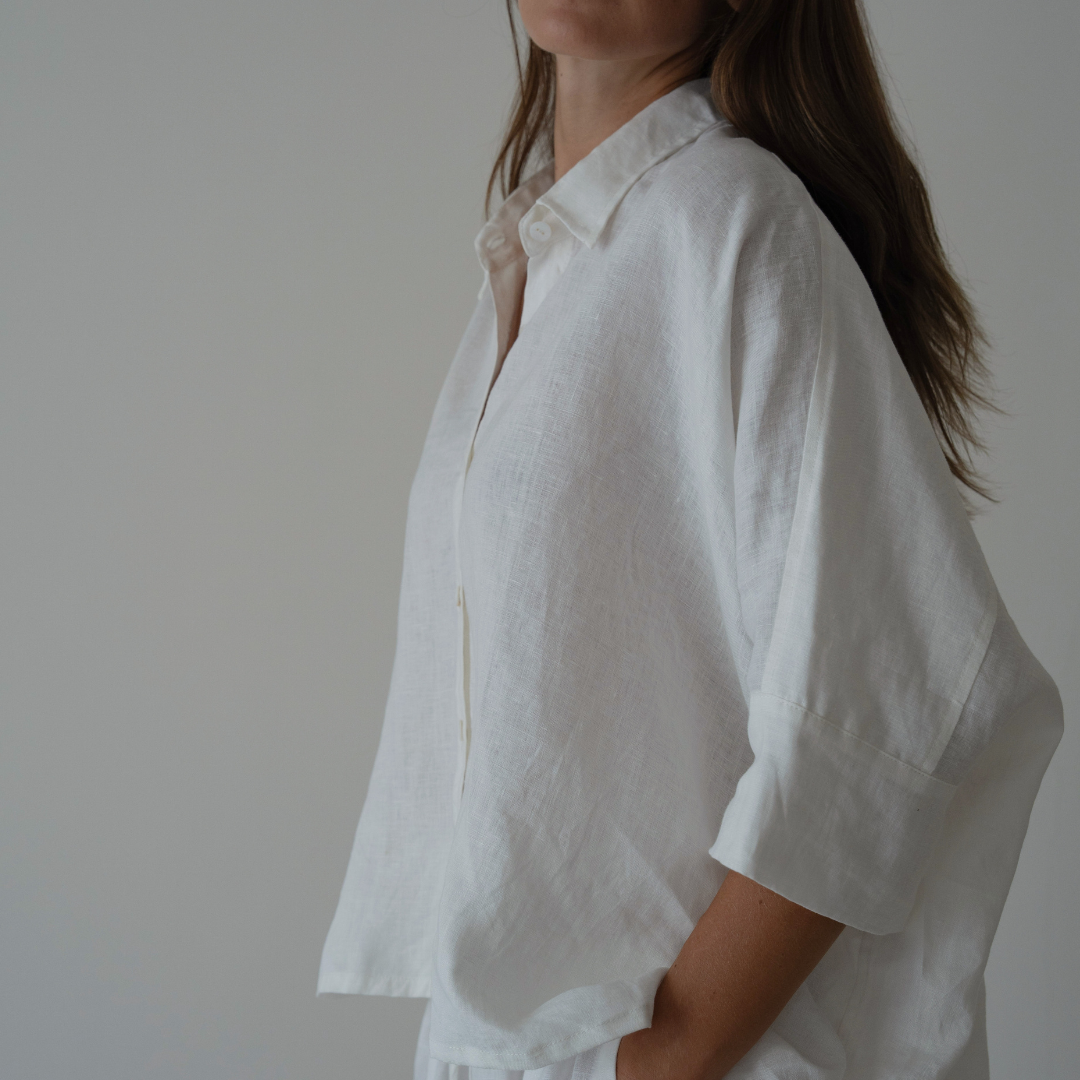 ELIZA - White Linen Shirt