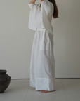 EZRA - White Linen Pant