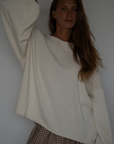 ADELINE - Cream Knit Sweater
