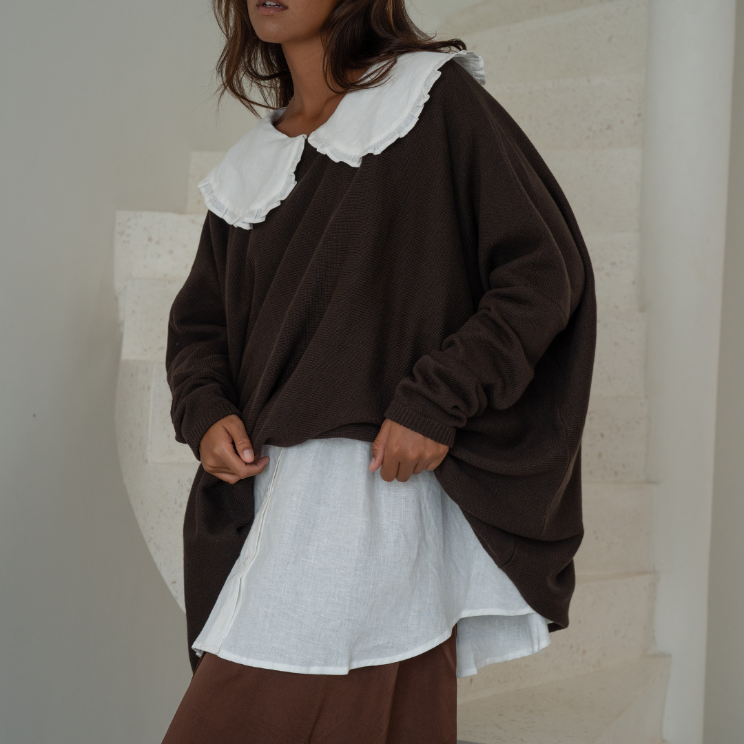 LILIANNE - WHITE Linen Blouse