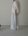 EZRA - White Linen Pant