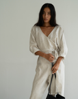 AD - NATURAL Linen Jumpsuit