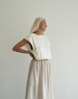 NORA- Cream Knit Vest