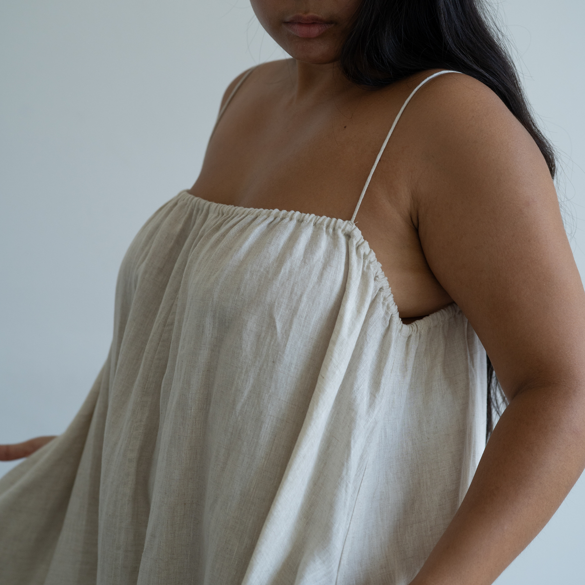 PIA - NATURAL Linen Dress