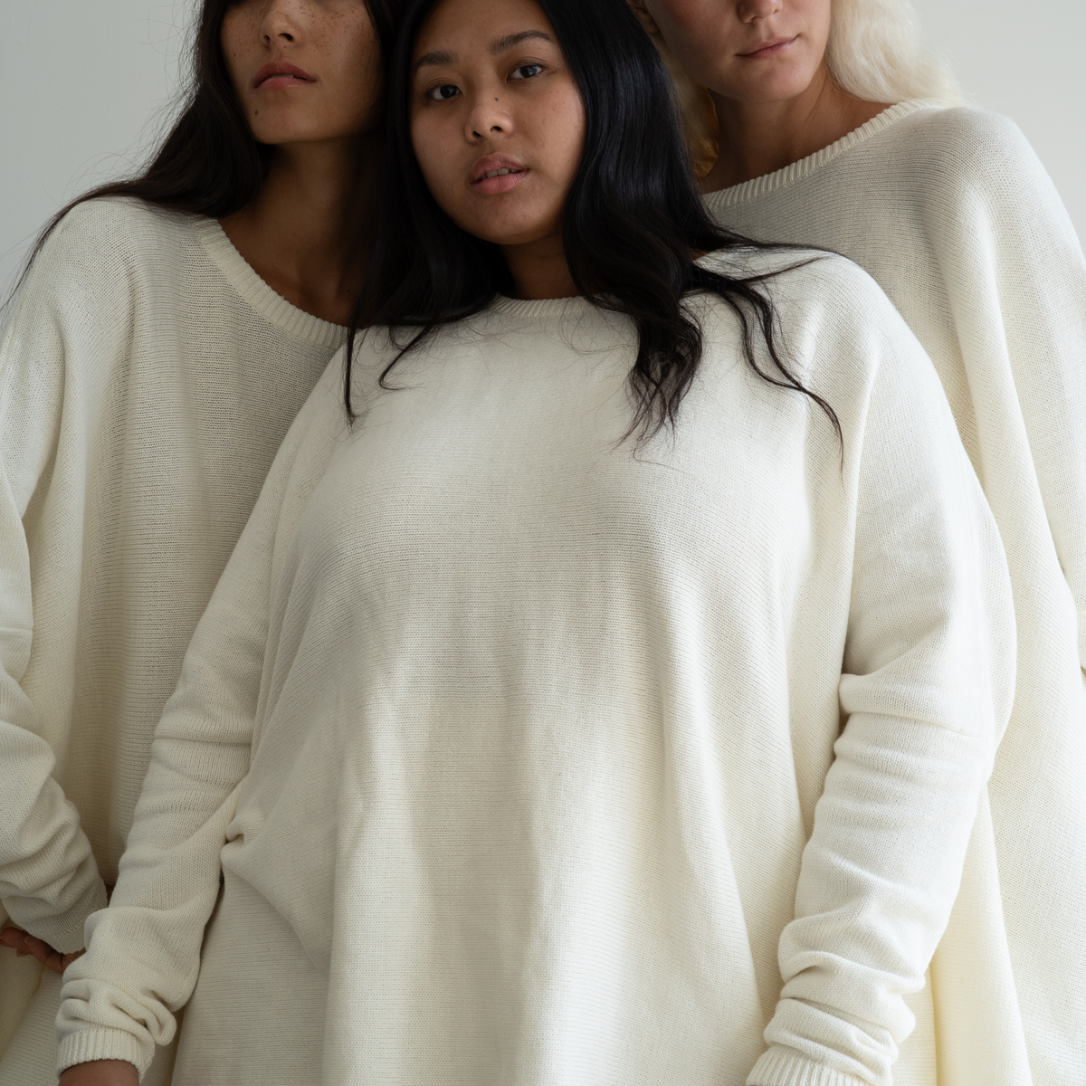 NIAMH - CREAM Oversized Knit Sweater