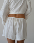 FRED - WHITE Jersey Short