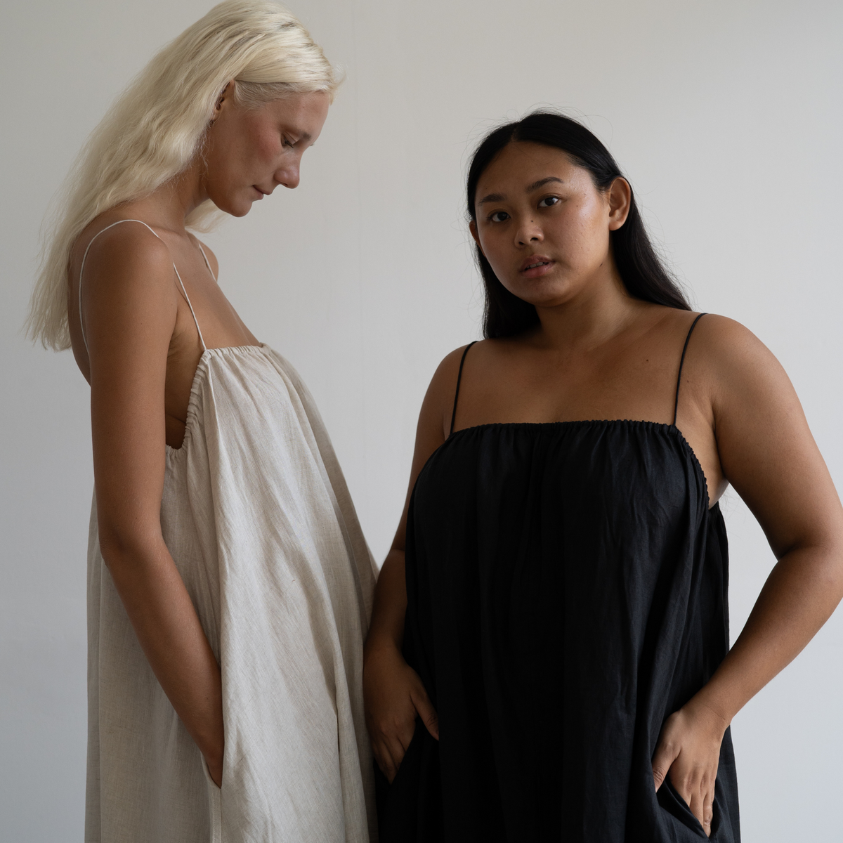 PIA - NATURAL Linen Dress