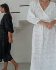 FLORENCE - BLACK Broderie Dress