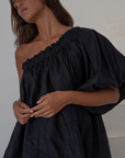 DETTE - BLACK Linen Blouse
