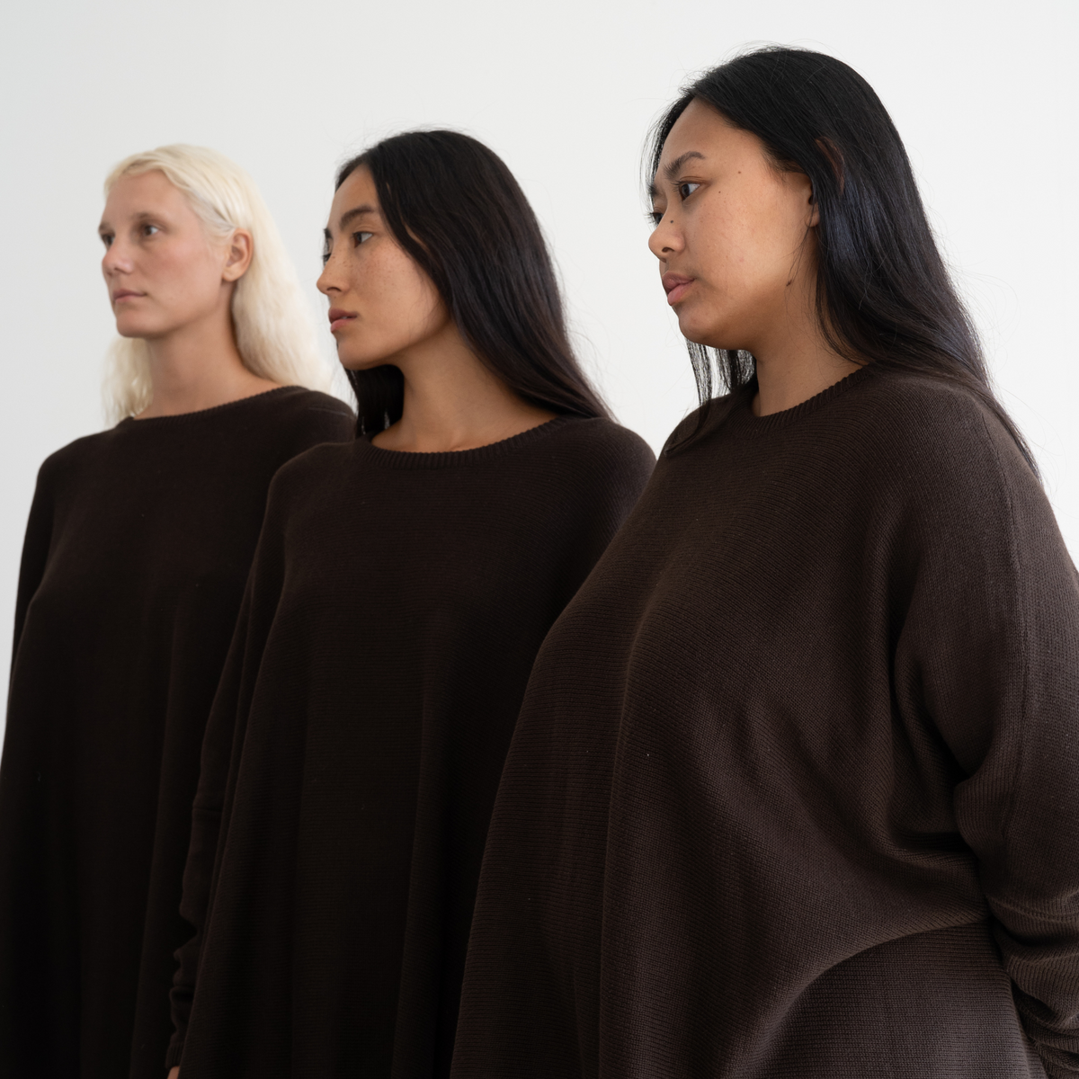 NIAMH - CHOCOLATE Oversized Knit Sweater