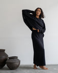 NIAS - BLACK Crop Sweater