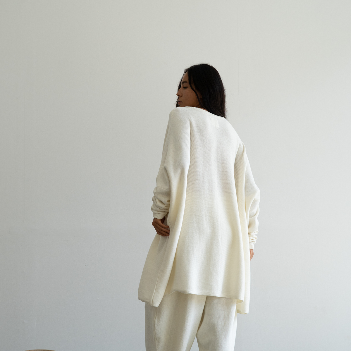 NIAMH - CREAM Oversized Knit Sweater