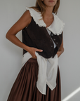 ANOUK - CHOCOLATE Corduroy Vest