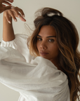 FAITH - White Linen Blouse