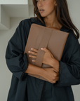 LAPTOP SLEEVE - TAN Genuine Leather