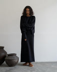 NIAS - BLACK Crop Sweater