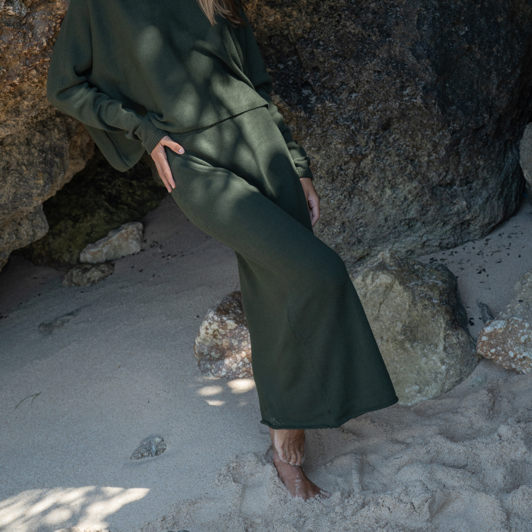 TILDA - OLIVE Knit Skirt