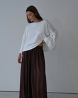 THE TEE - WHITE Jersey Oversized Shirt
