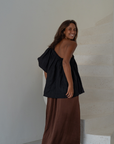 DETTE - BLACK Linen Blouse