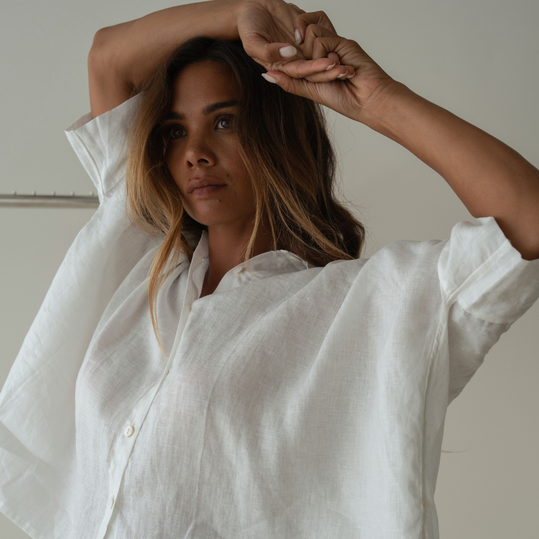 ELIZA - White Linen Shirt