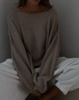 ADELINE - FAWN Knit Sweater