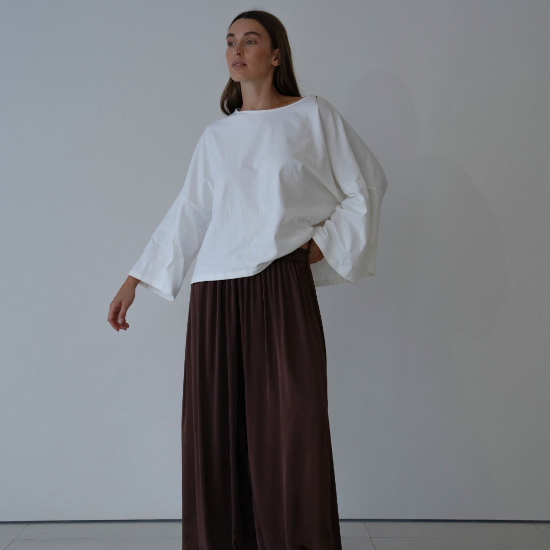 THE TEE - WHITE Jersey Oversized Shirt