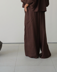 EZRA - Chocolate Linen Pant