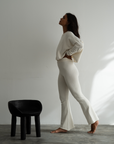 EMMETT - CREAM Knit Flairs