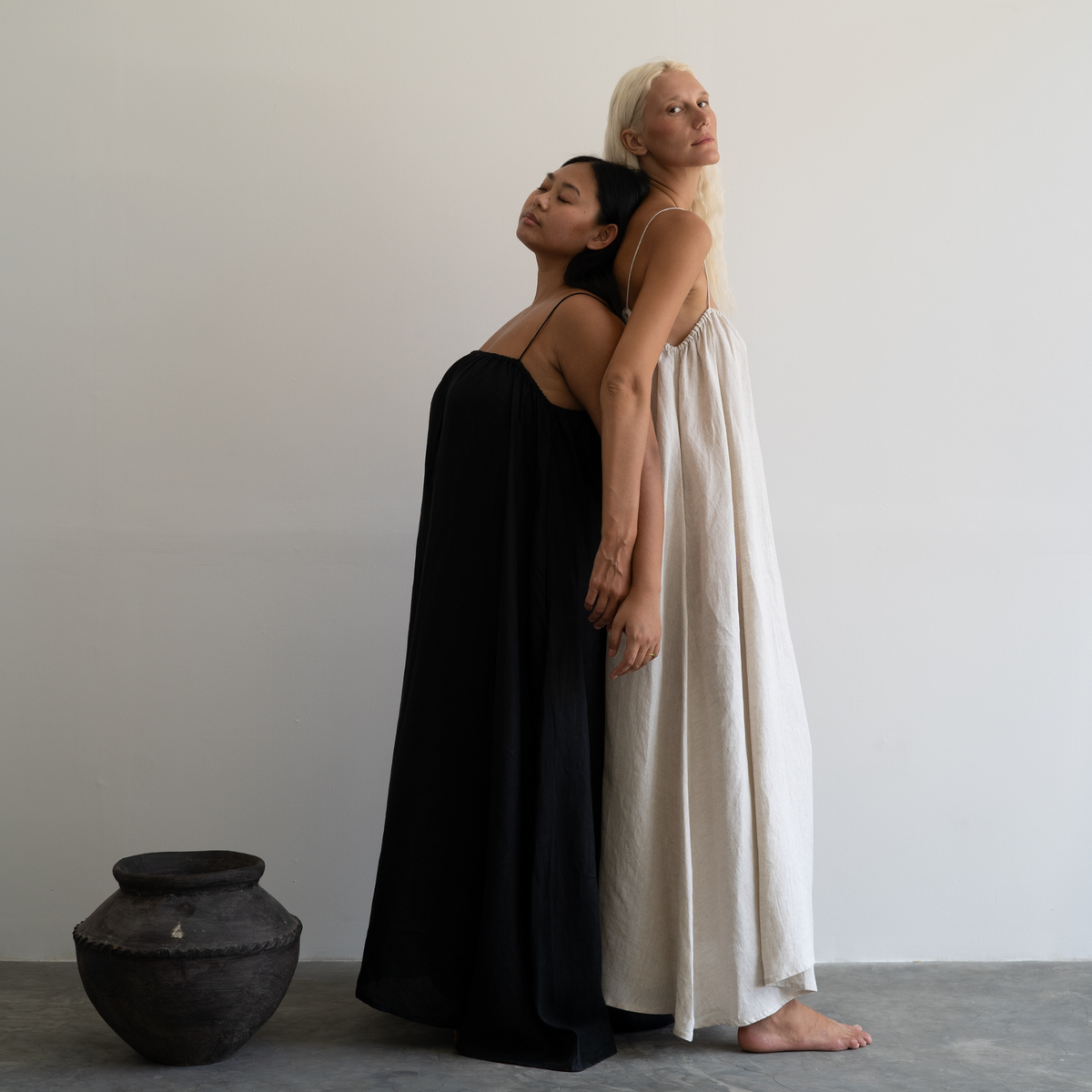 PIA - NATURAL Linen Dress