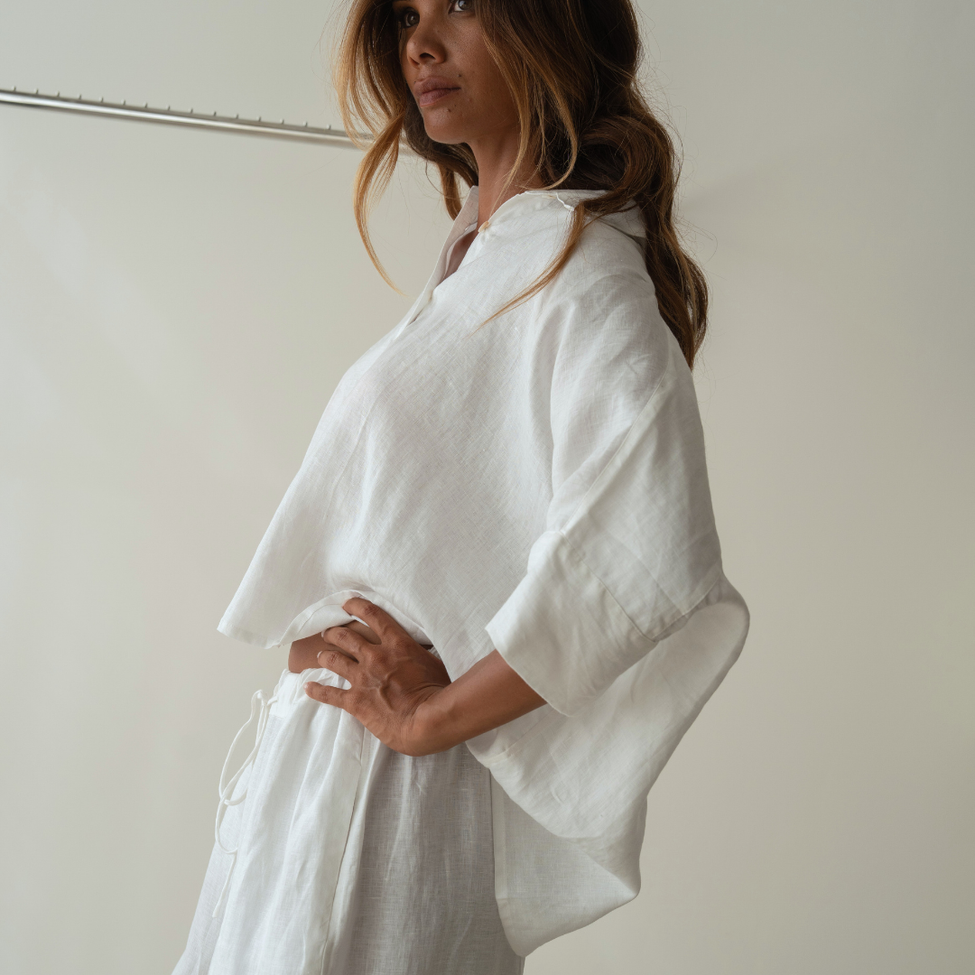 ELIZA - White Linen Shirt