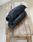 ROLL CLUTCH - BLACK Genuine Leather