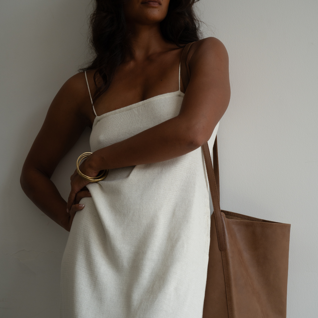 BUCKET - TAN Tote