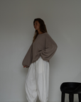 ADELINE - FAWN Knit Sweater