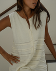 ADELE MINI - CREAM Knit Dress