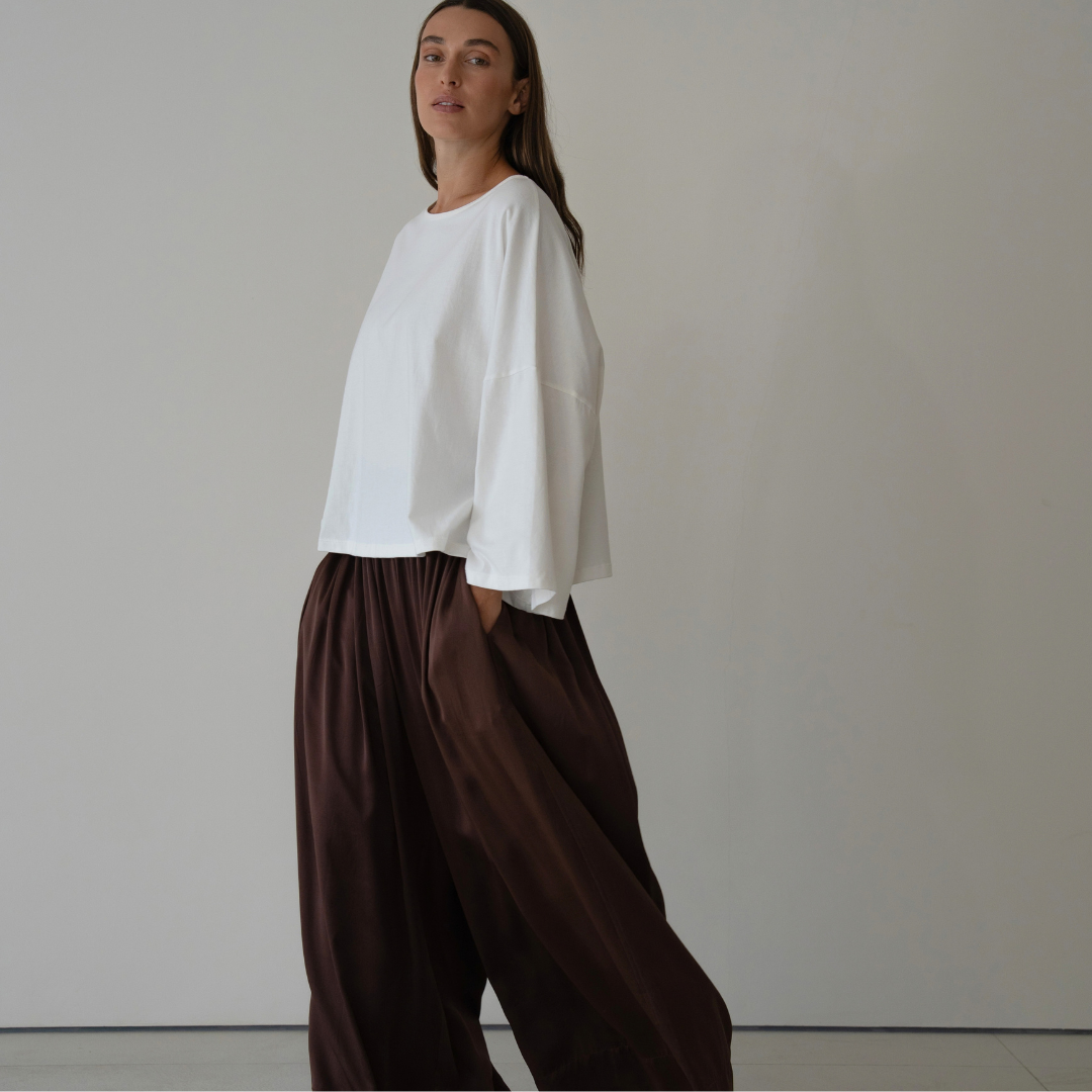 THE TEE - WHITE Jersey Oversized Shirt