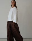 THE TEE - WHITE Jersey Oversized Shirt