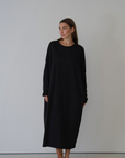 JANE - BLACK Jersey Dress