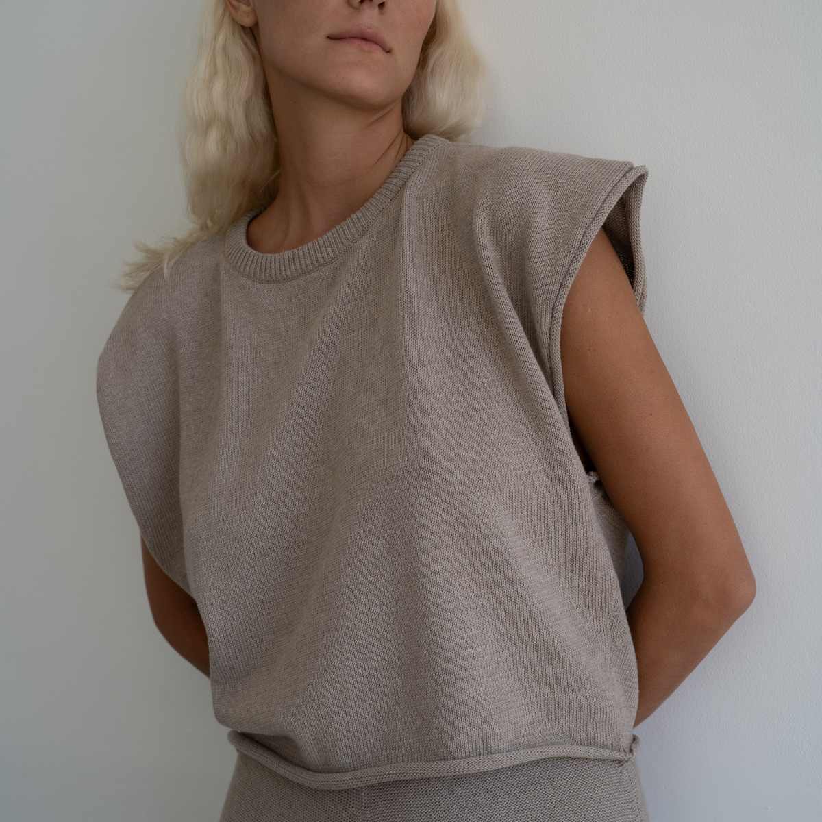NORA- Fawn Knit Vest