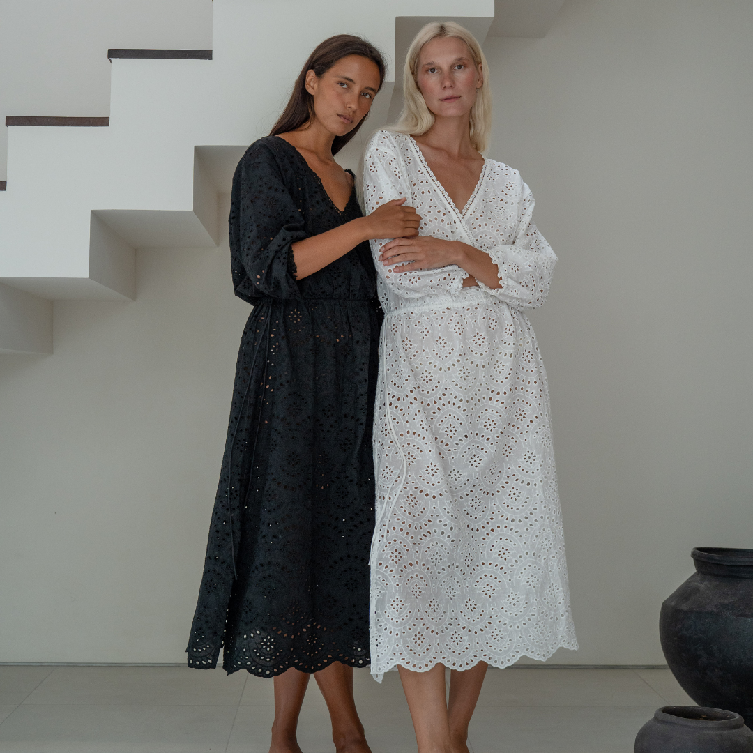 FLORENCE - WHITE Broderie Dress