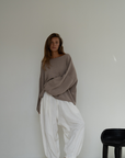 ADELINE - FAWN Knit Sweater