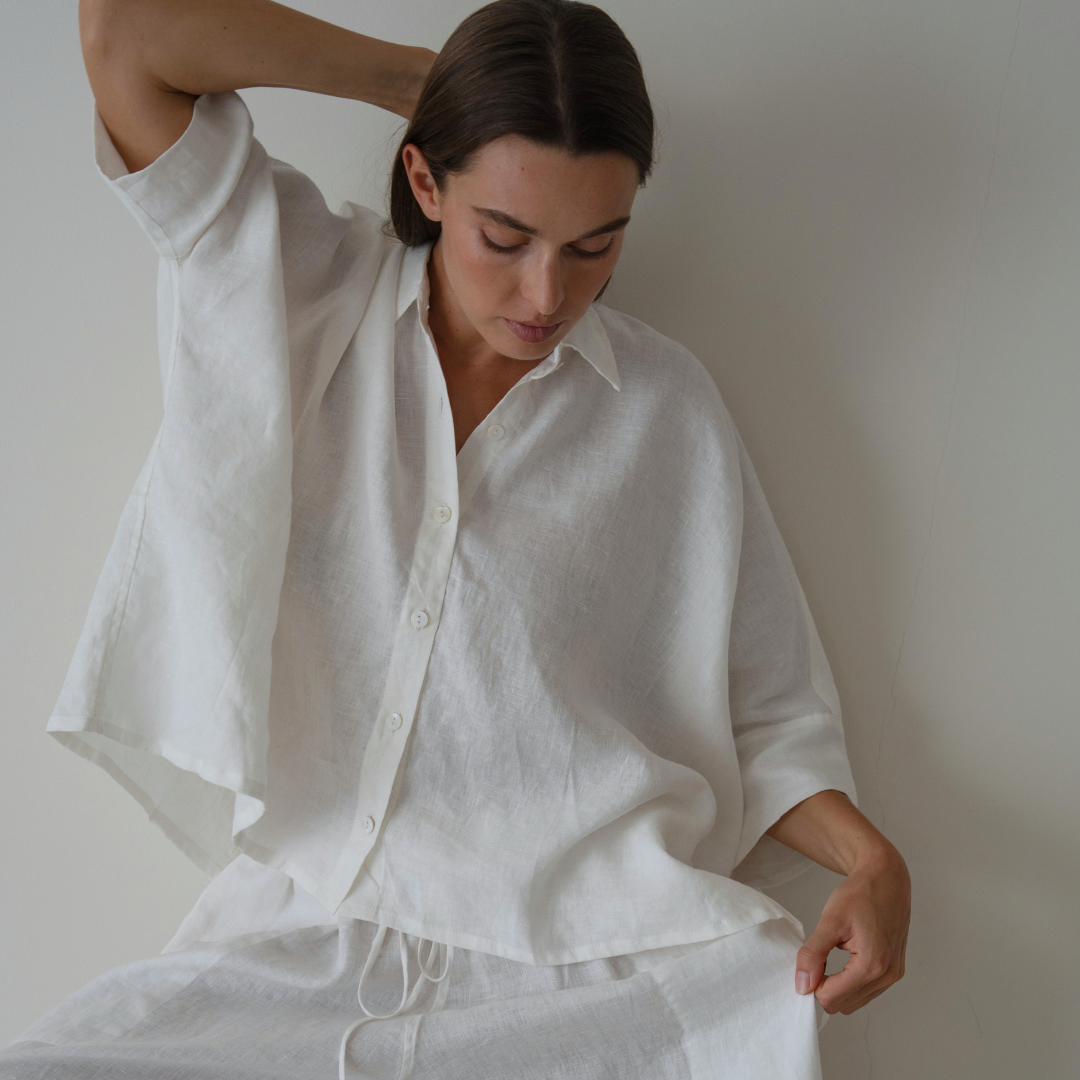 ELIZA - White Linen Shirt