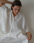 ELIZA - White Linen Shirt