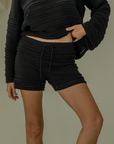 LEON - BLACK Knit Short