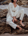 AD - Organic Pinstripe Jumpsuit