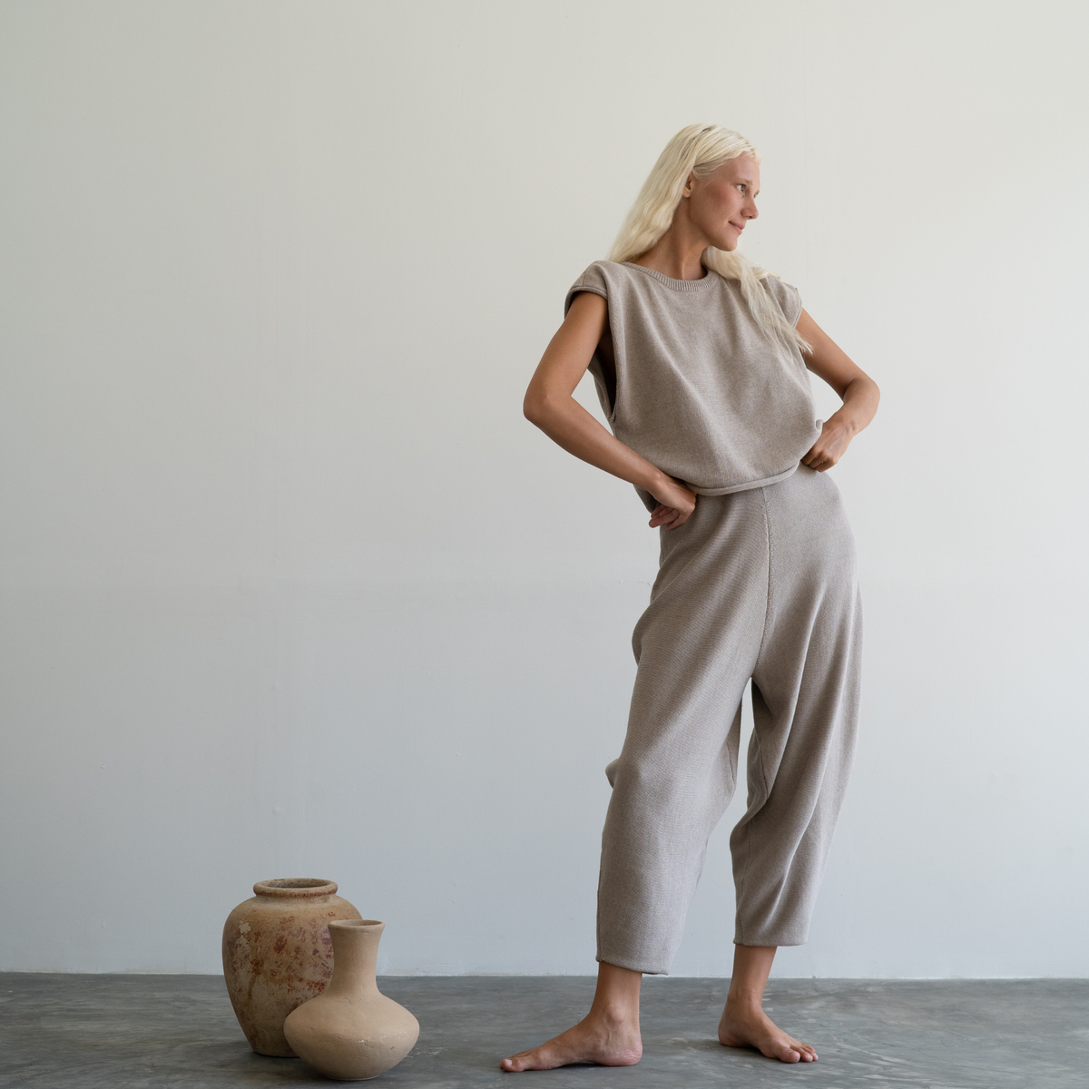 NORA- Fawn Knit Vest