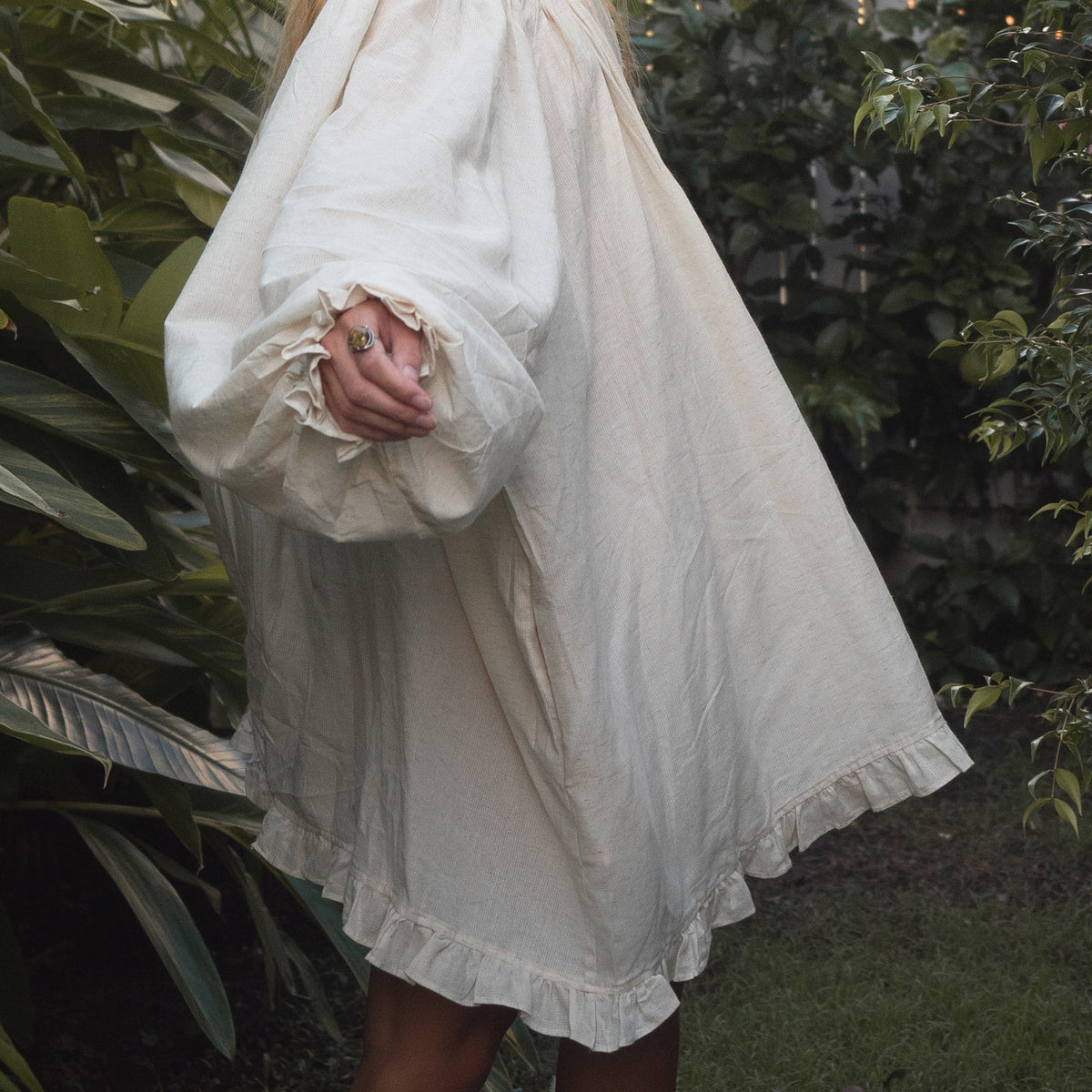 OPAL - BUTTERMILK Smock Dress
