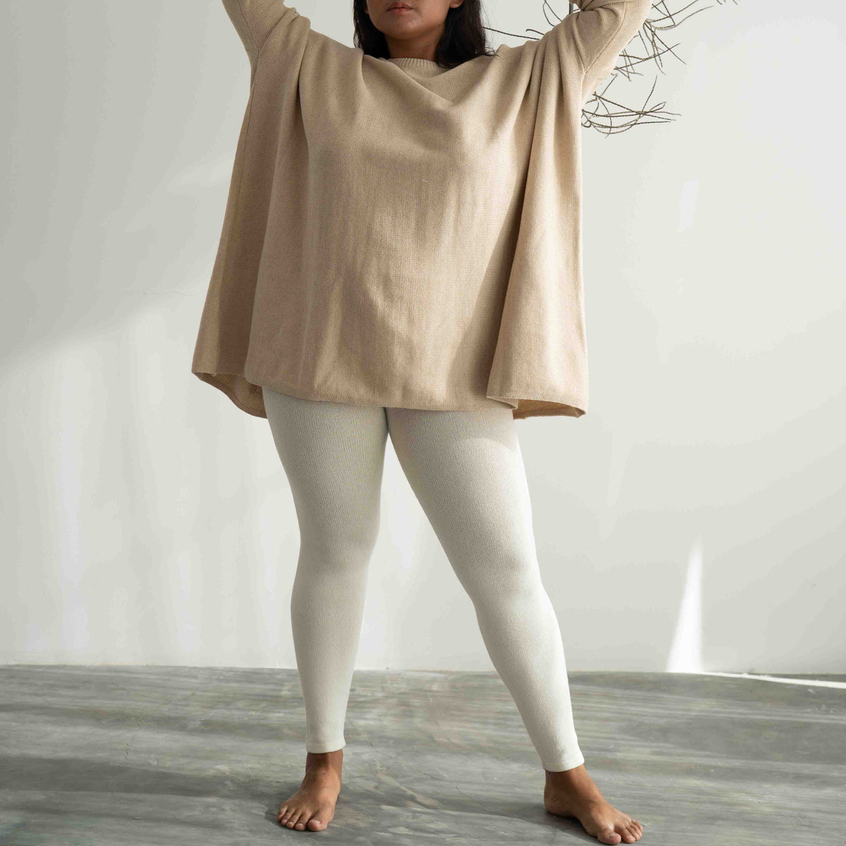 EAMON - CREAM Knit Pant