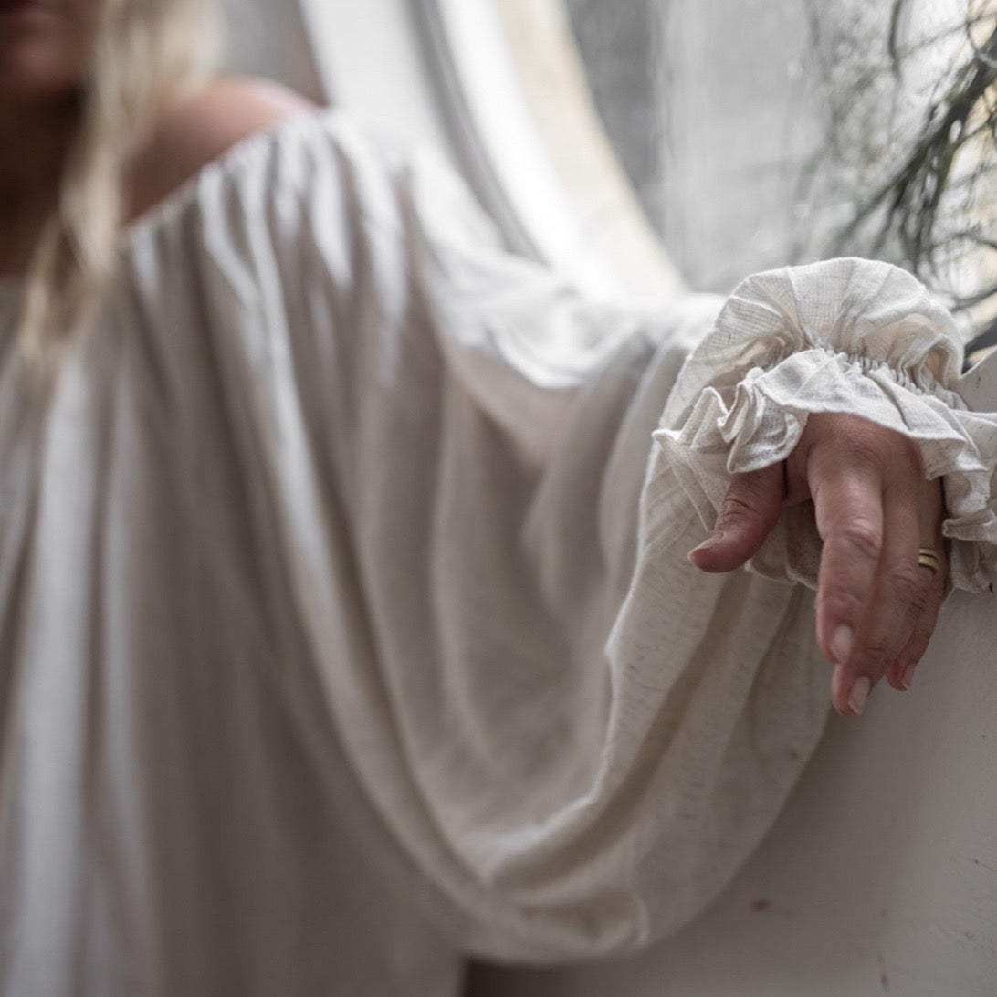 OPAL - BUTTERMILK Smock Dress