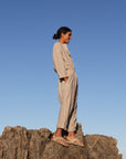 YANG - NATURAL Linen Jumpsuit