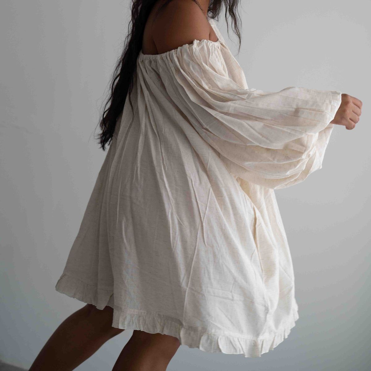 OPAL - BUTTERMILK Smock Dress